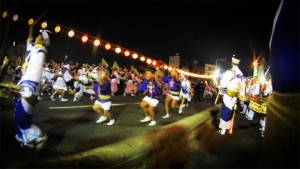 両国橋でさゝ連さんとコラボ